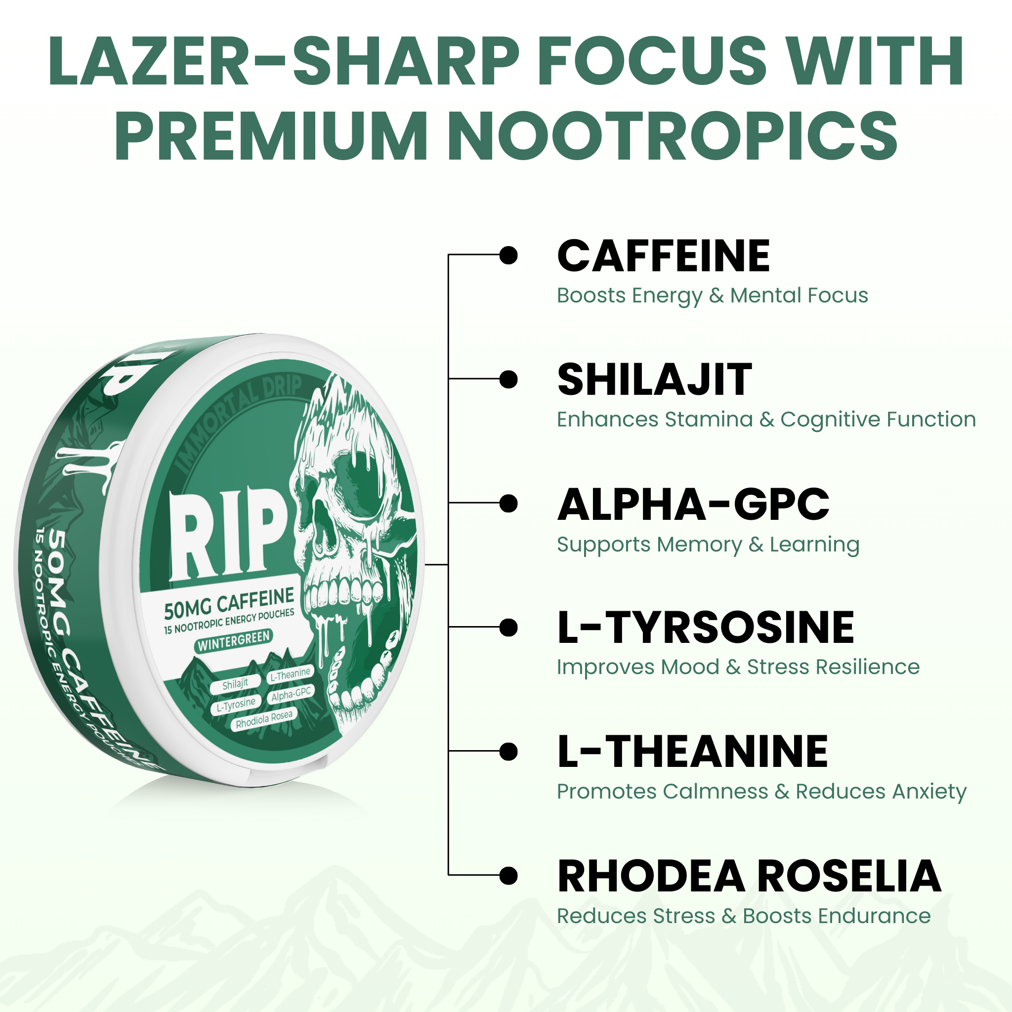 RIP Nootropic Energy Pouches