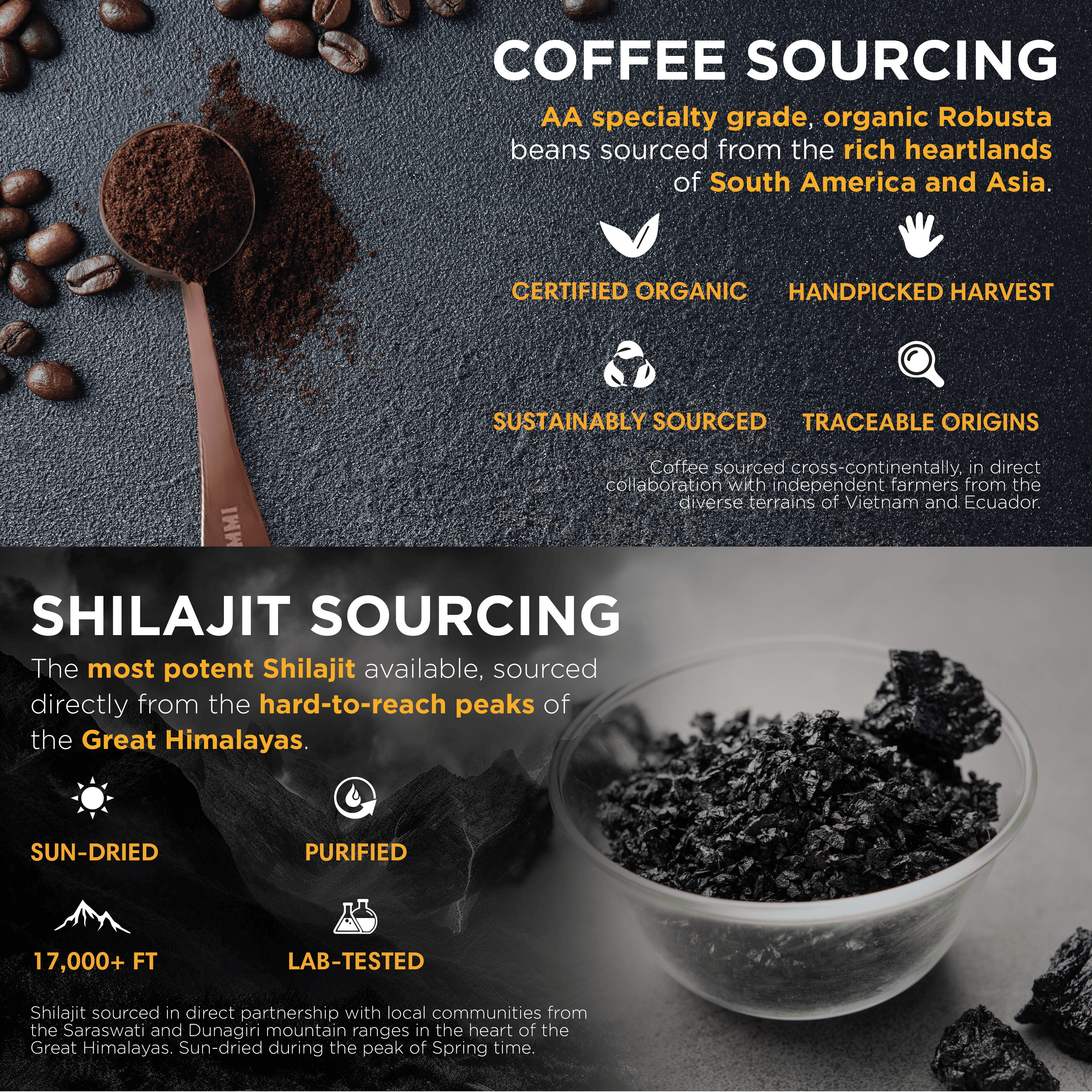 Shilajit-Infused Coffee